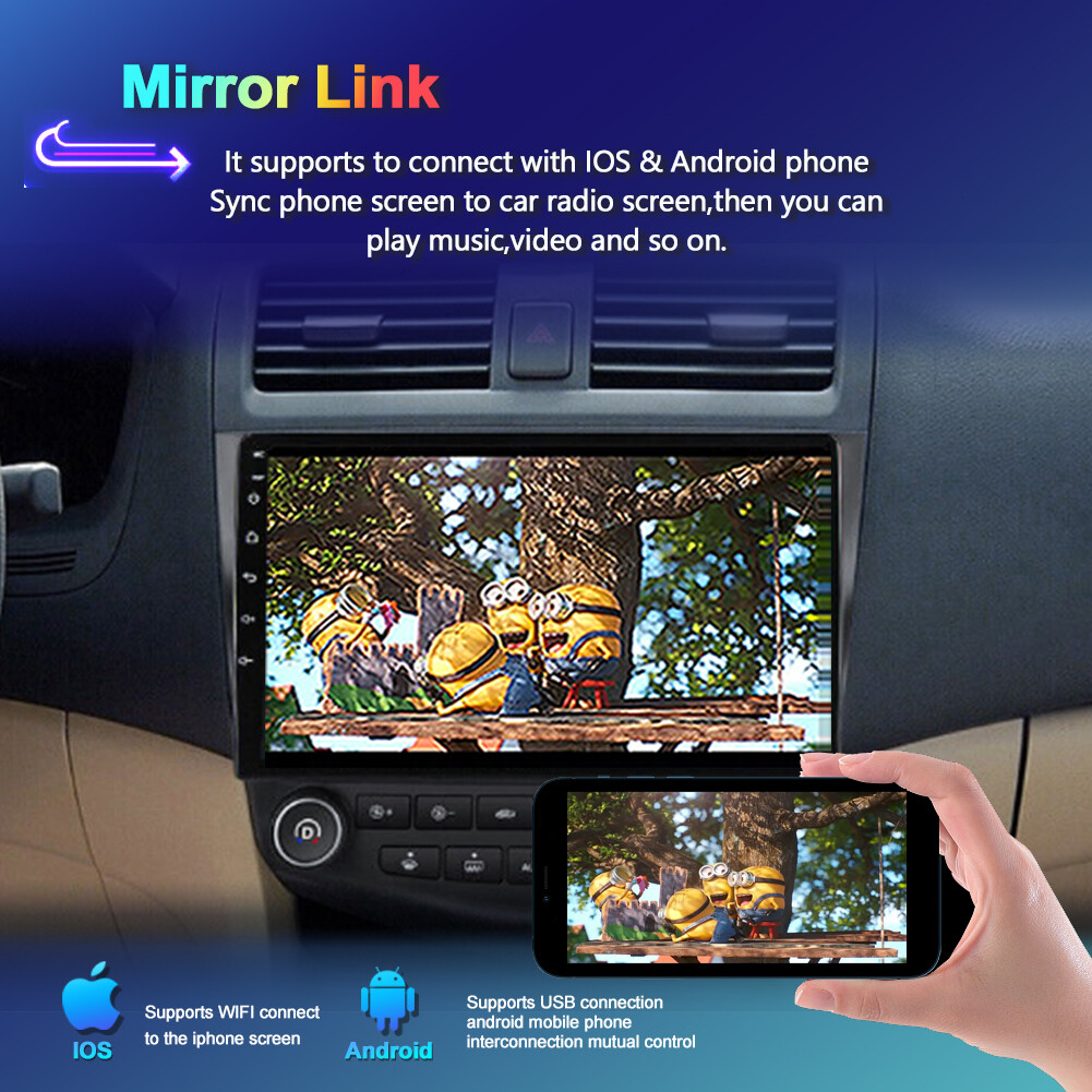 Android 14 For Honda Accord 2003-2007 CarPlay GPS Car Stereo Radio DSP 6GB+128GB