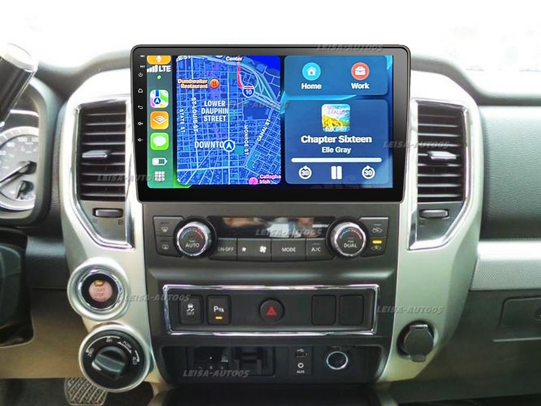 For Nissan Titan 2017-2024 Android14 Carplay Car Stereo Radio GPS FM NAVI 4+64GB