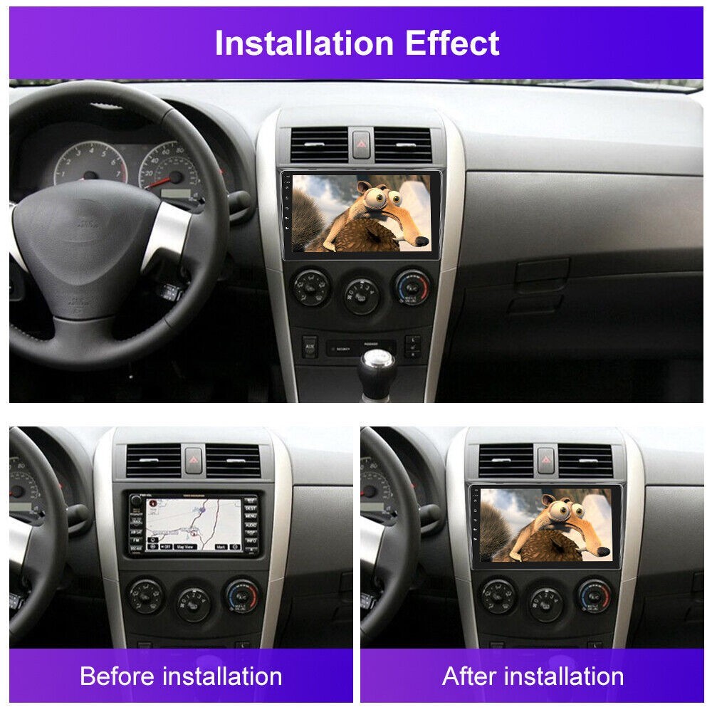 Car Radio Stereo Carplay For 2009-2013 Toyota Corolla Media FM