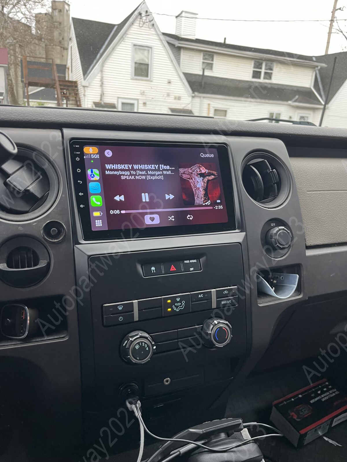 Car Stereo Radio For Ford F150 2009-2014 F-150 Apple Carplay Android 15 GPS Navi