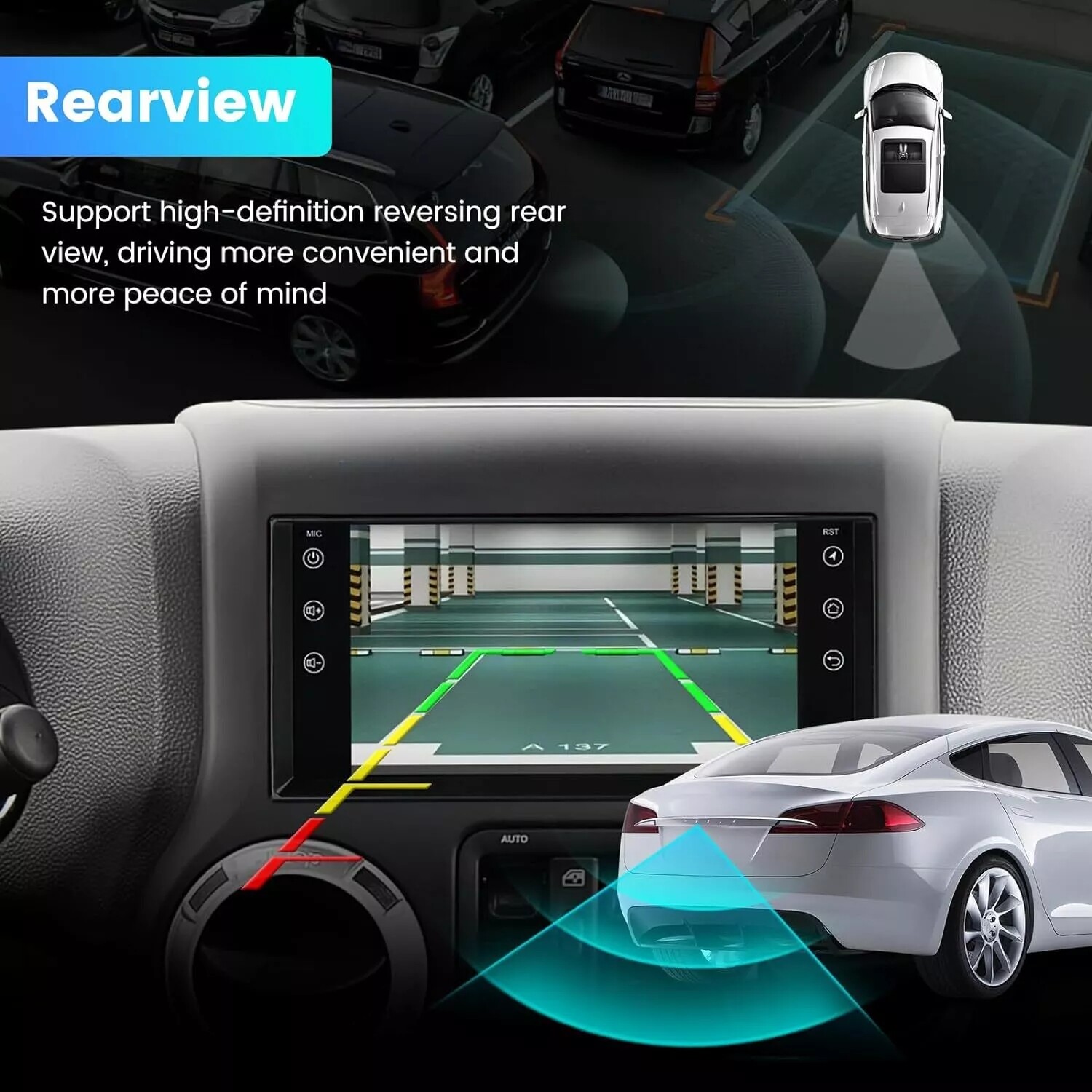 For 2011-2014 Chrysler 200 Apple CarPlay Android 13 Car Stereo Radio GPS SWC 32G