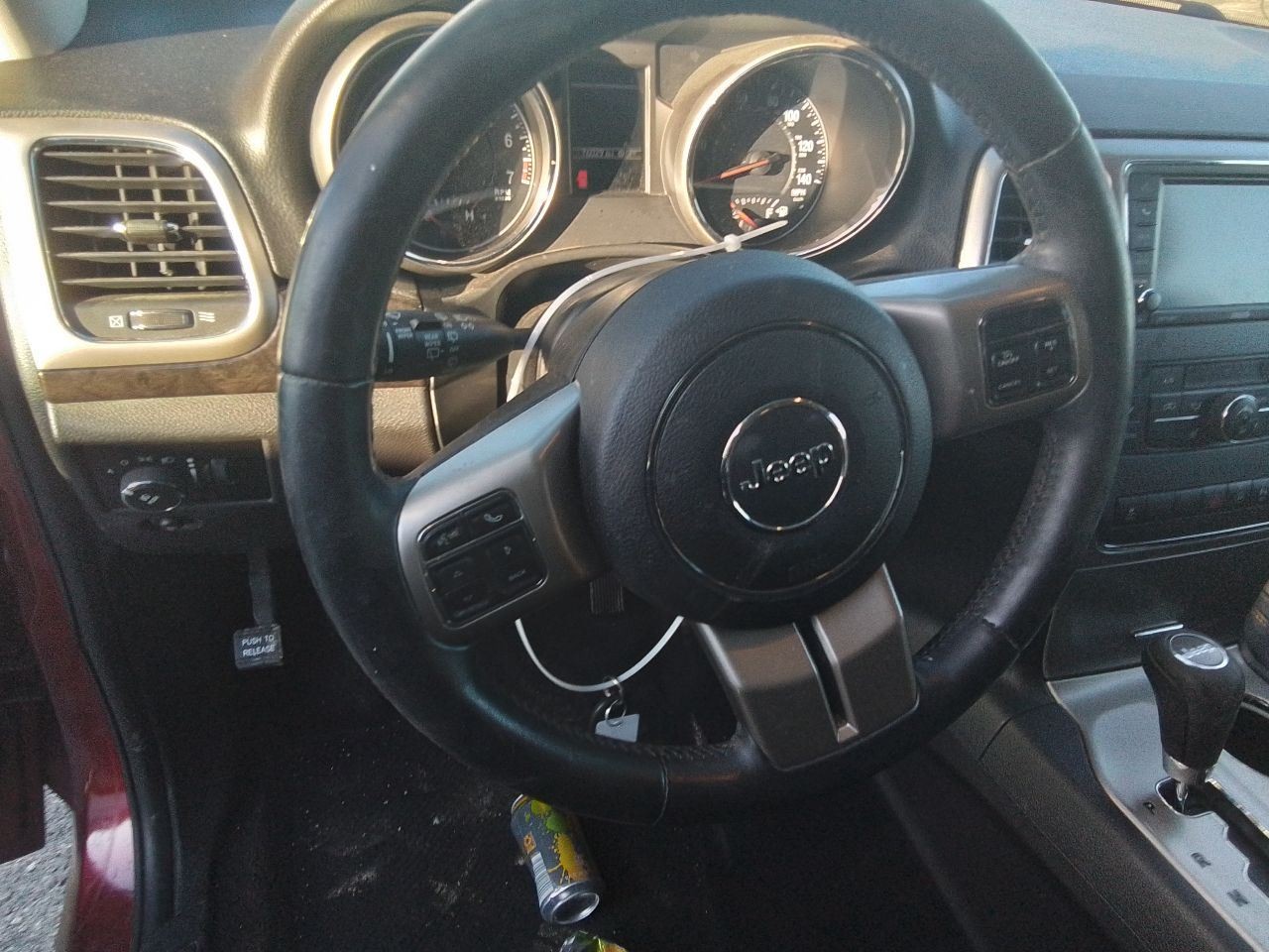 2012 Jeep Grand Cherokee Radio Receiver Face Plate ID RHB