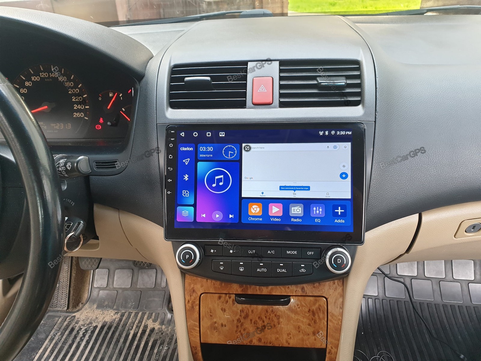 2+64G For Honda Accord 2003-07 with CarPlay Android Auto Stereo GPS Player +CAM