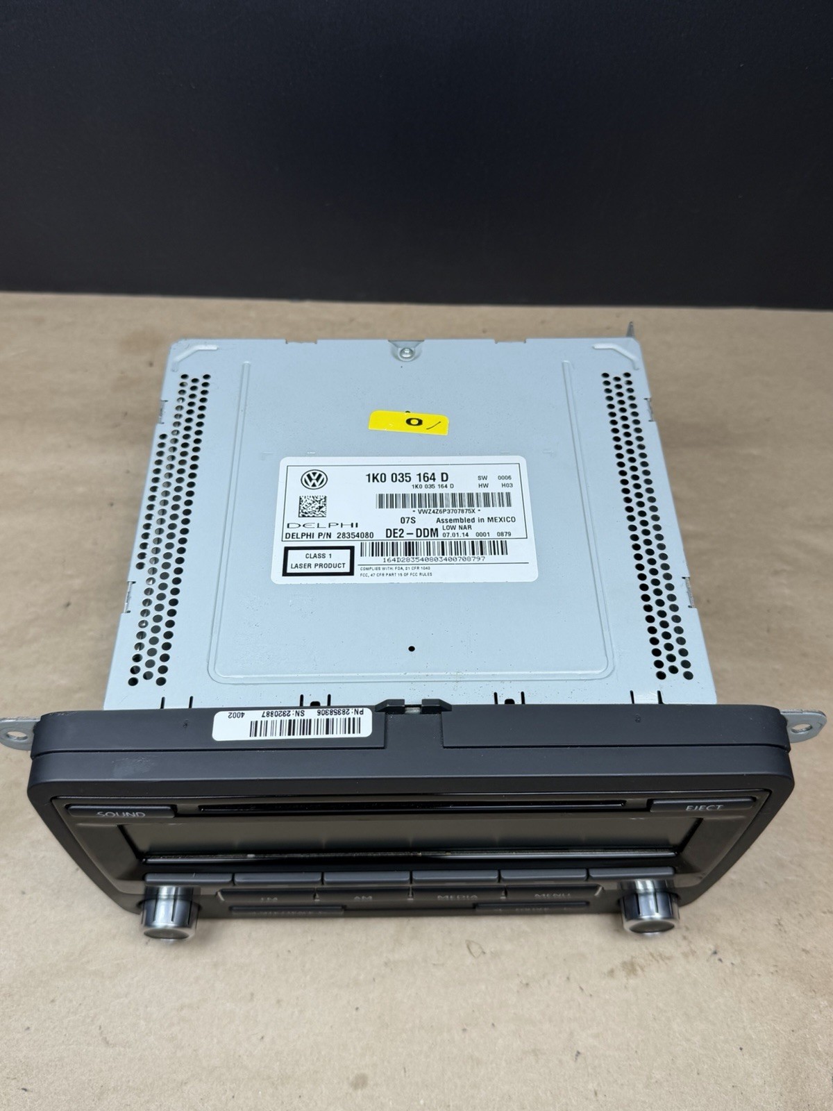 2011-2014 Volkswagen Jetta Radio Stereo Receiver AM FMsingle-cd Ships Fast!