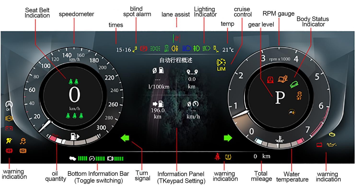 JAGUAR XJ XJL 2010-2020 12.3″ DIGITAL SPEEDOMETER CARPLAY ANDROID AUTO YB3047