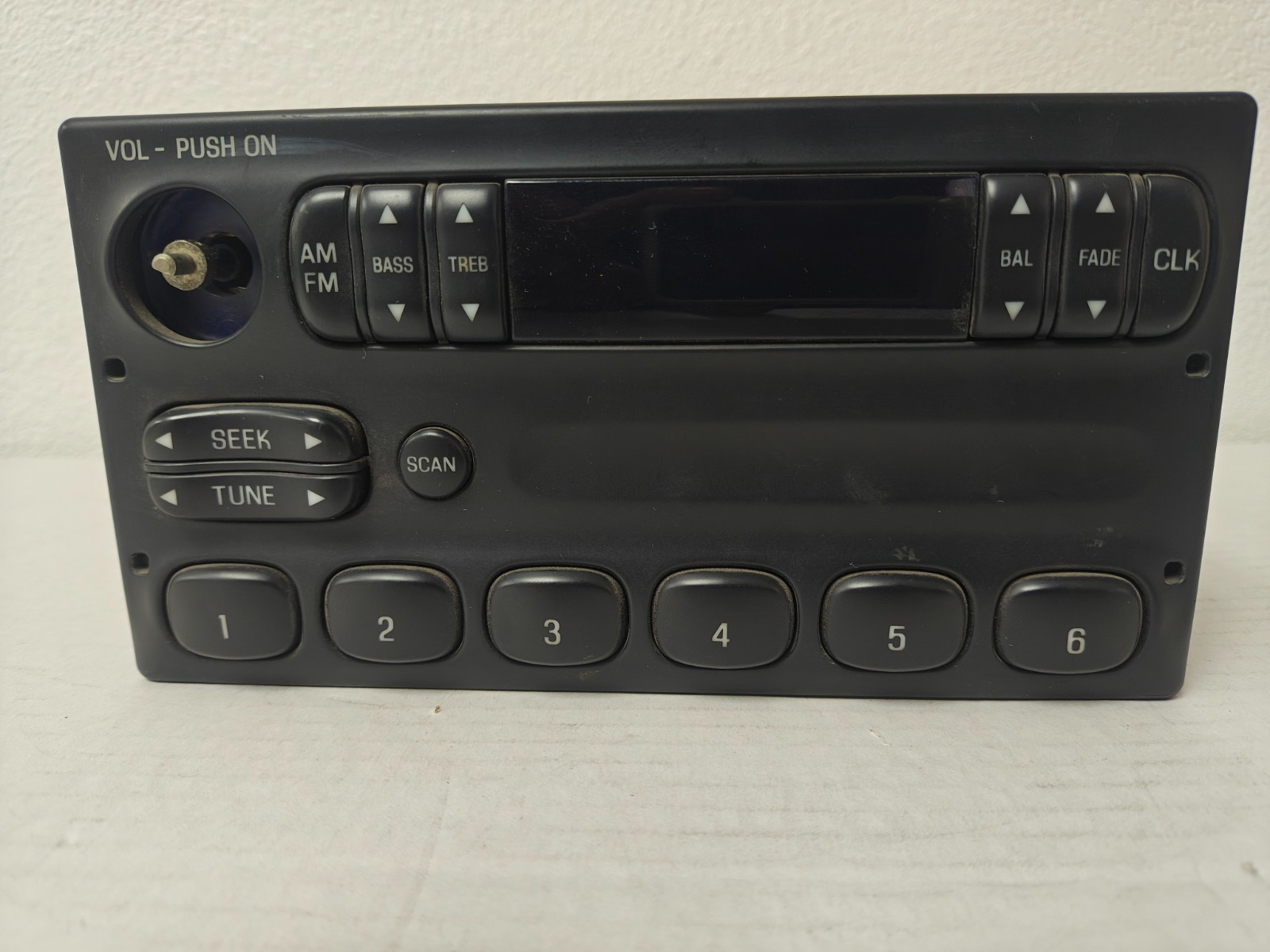 OEM Ford Explorer AM and FM Radio, does not have Cassette Player F77F-19B131-AA