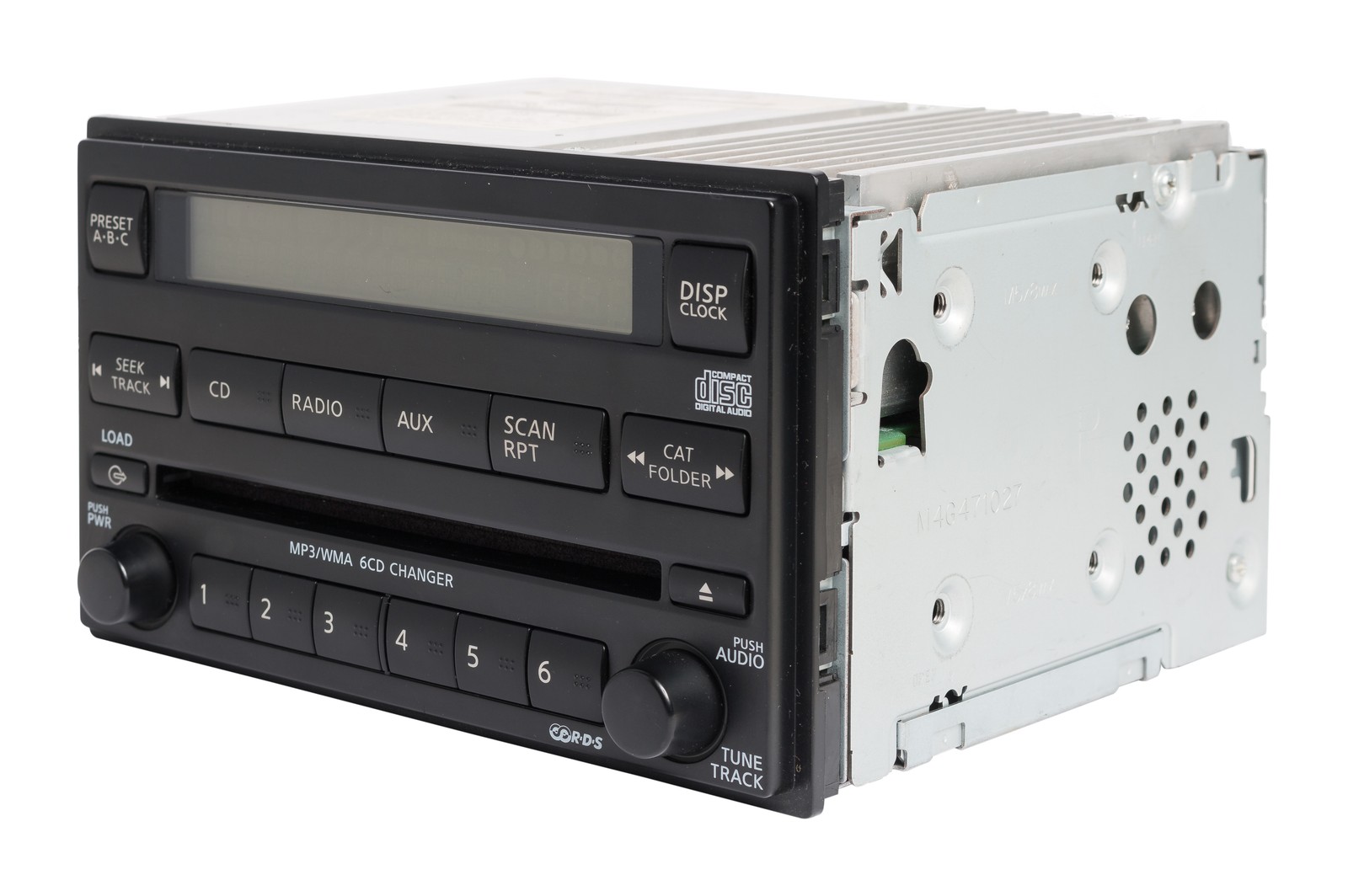 2007-2008 Nissan Frontier AM FM MP3 Receiver 6 Disc CD Player 28185ZS05A