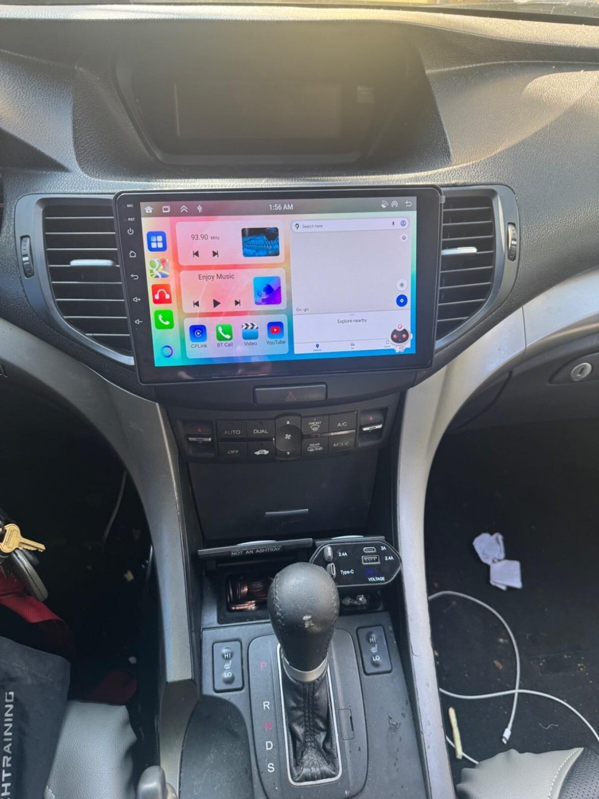 For Acura TSX 2009-2014 Touch Screen Android 13 Car Stereo Radio GPS Carplay Map