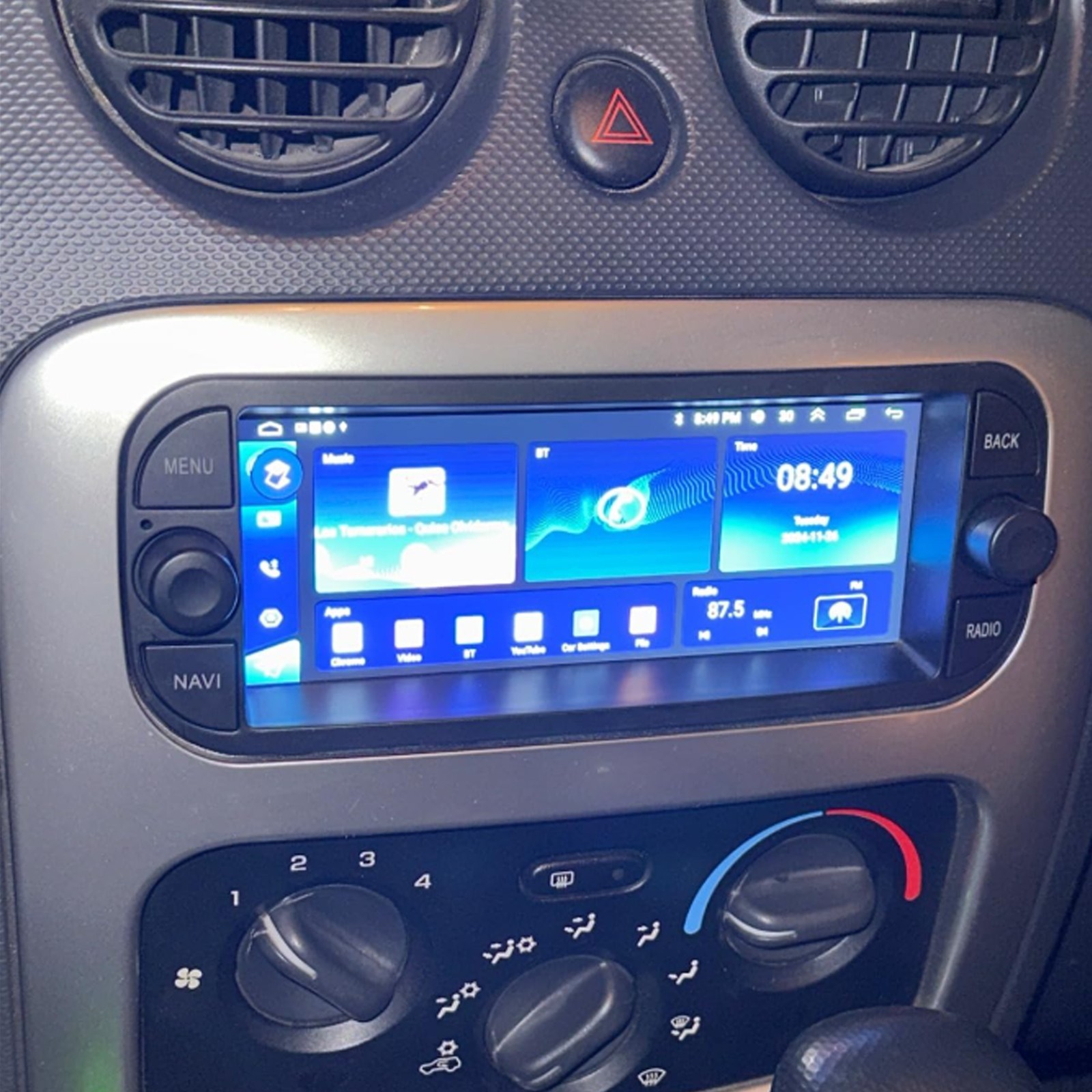 64G For Jeep Ram Wrangler 2002-2006 CarPlay Android 15 Car Radio Stereo GPS Navi