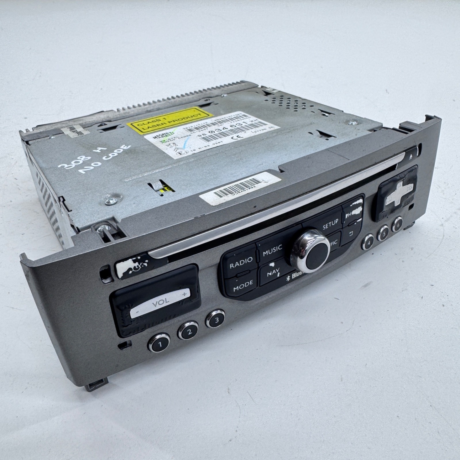 PEUGEOT 308 MK1 STEREO HEAD UNIT 98034631XH RADIO CD PLAYER AUDIO SYSTEM 11-13