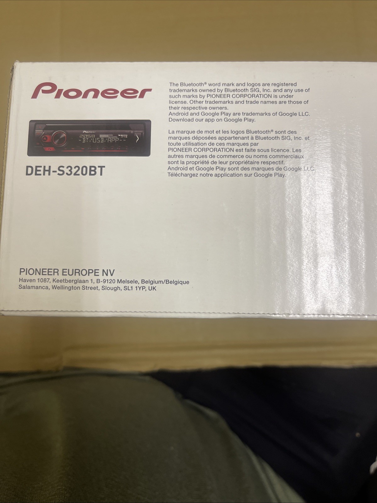 Pioneer DEH-S320BT CD Radio Bluetooth Spotify USB AUX Android Devices Car Stereo