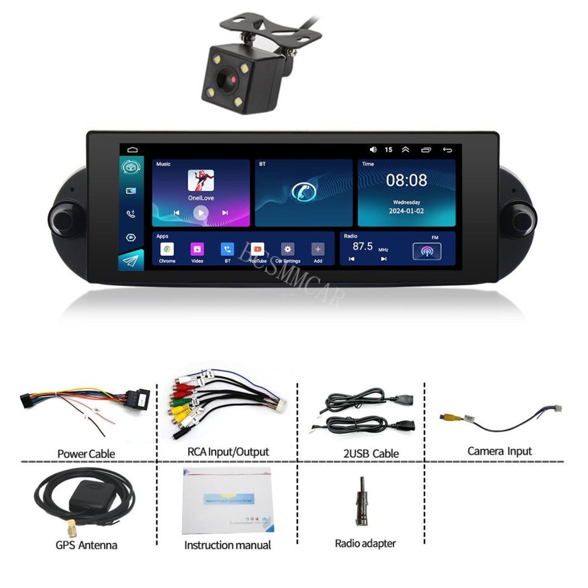 6.8in Car Radio Stereo Touch Screen GPS W/Camera For Volkswagen Beetle 2006-2010