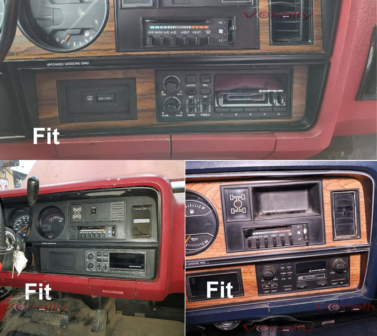 For Dodge Ram charger 1981-1993 9″ Android 14.0 Apple Carplay Stereo Radio GPS