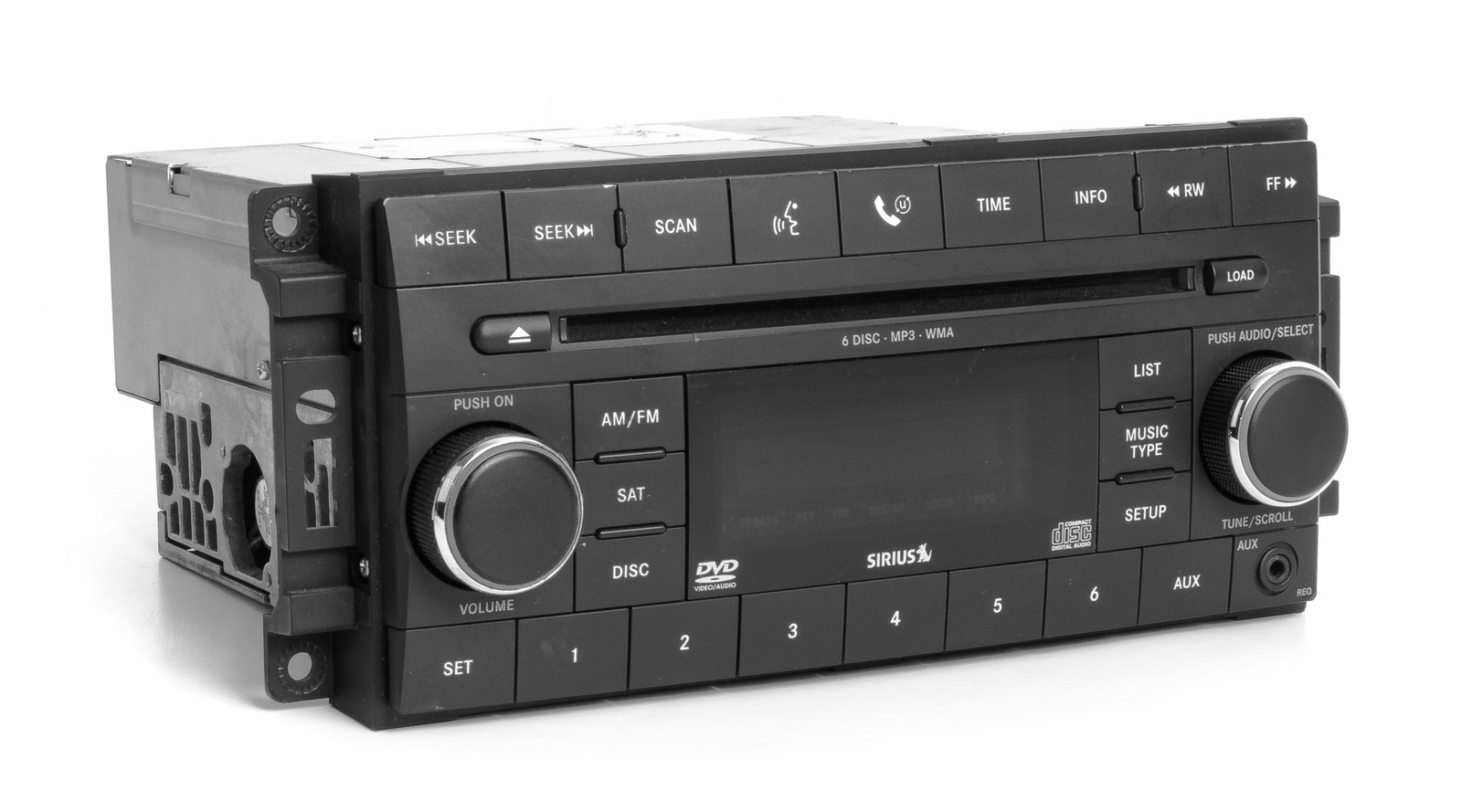 2007-11 Dodge Dakota Jeep Commander AMFM 6 Disc CD DVD XM Ready REQ 05064922AF