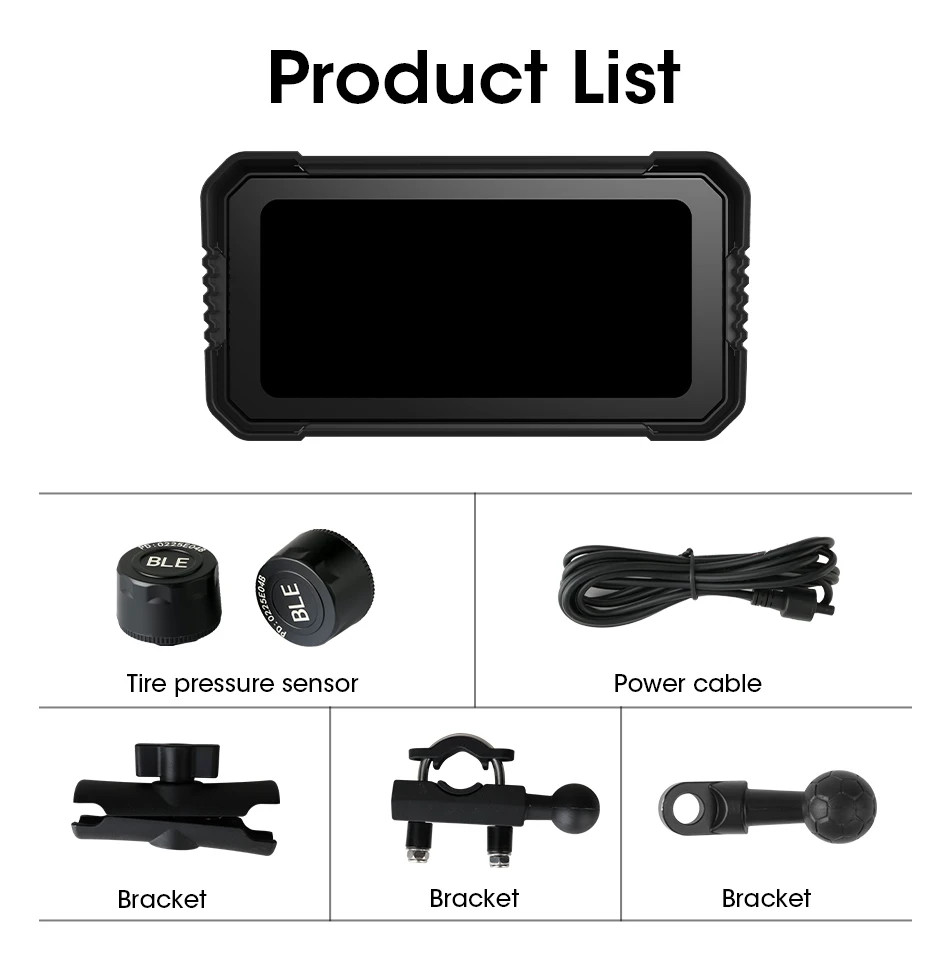Srnubi 6.25″ Portable CarPlay GPS Digital Moto Dashboard Waterproof Display