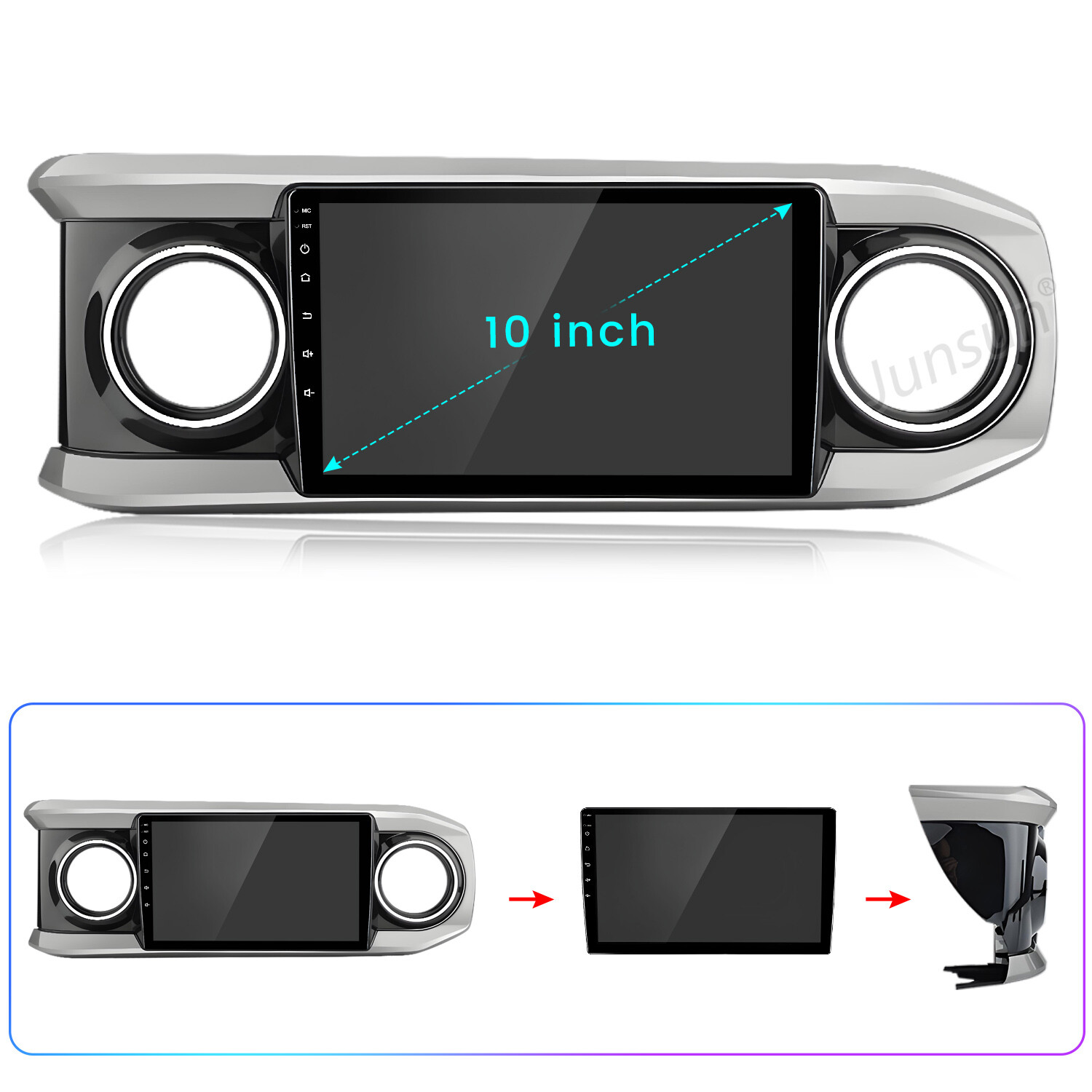64G Android Car Stereo Radio For Toyota Tacoma 2016-2021 Carplay GPS Navi FM RDS