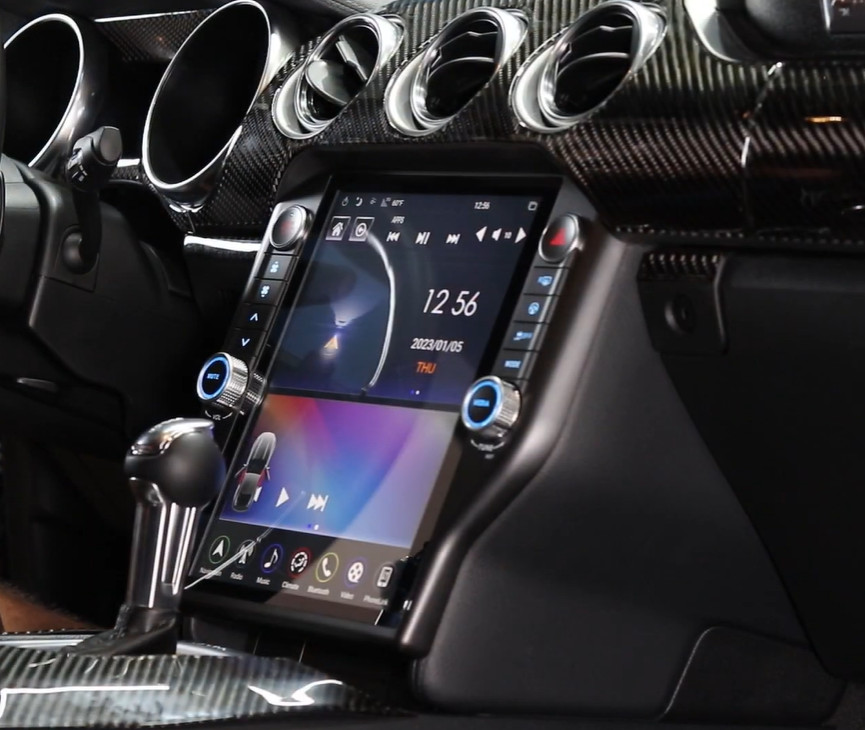 Android13 Apple Carplay For Ford Mustang 2015-2023 Car Stereo Radio Touch Screen