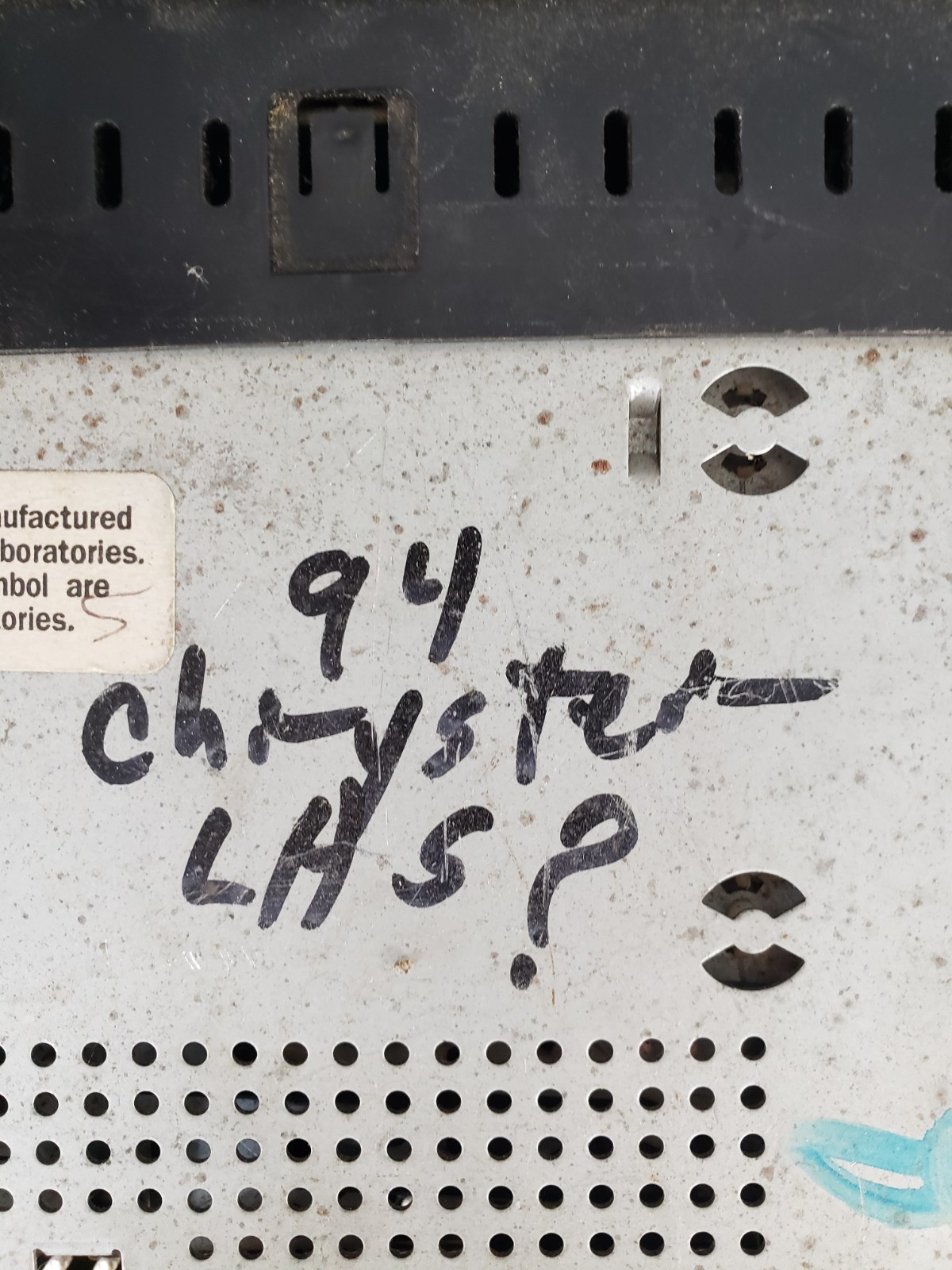Vintage Chrysler Corporation, OEM, Cassette/radio. P4704305. not Tested