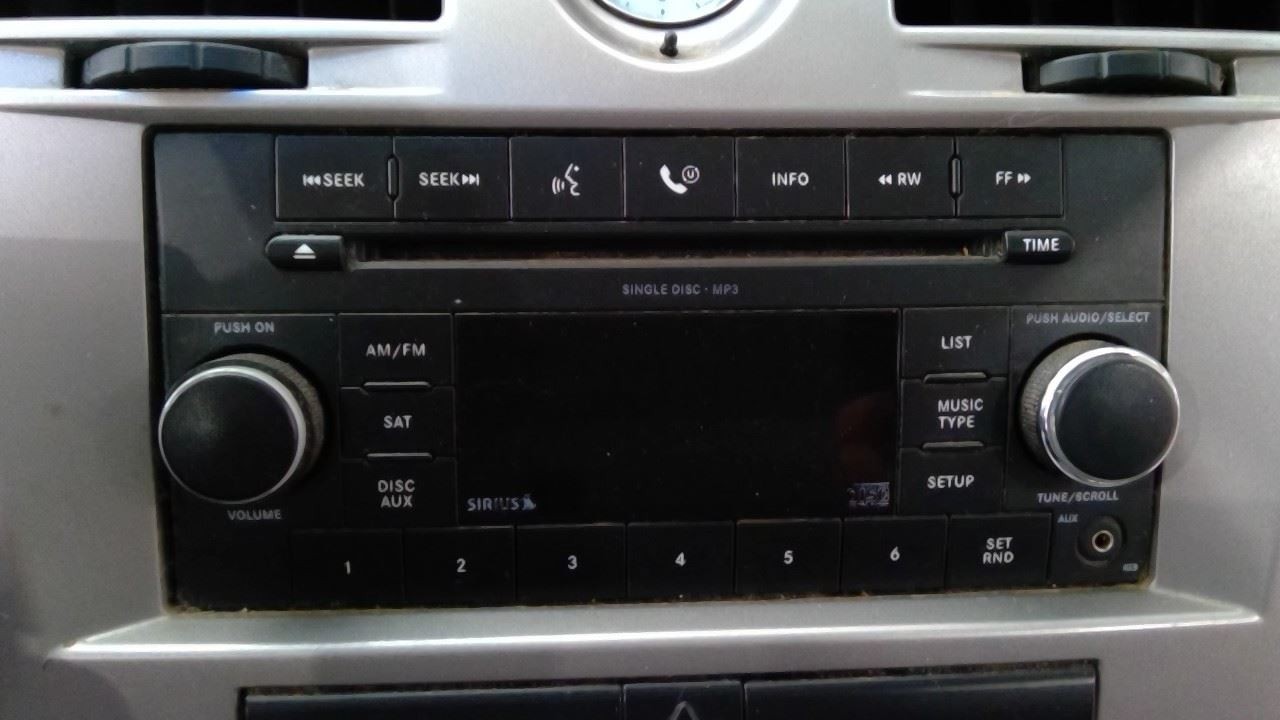 Player Receiver Radio AM-FM-CD-MP3 Face Plate ID RES Fits 08-10 DAKOTA 1166192