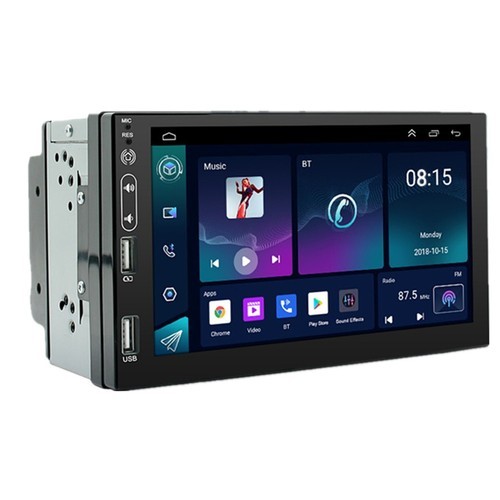 Double 2 DIN 7in Android 10 Car Stereo GPS Radio Player Touch Screen Mirror Link