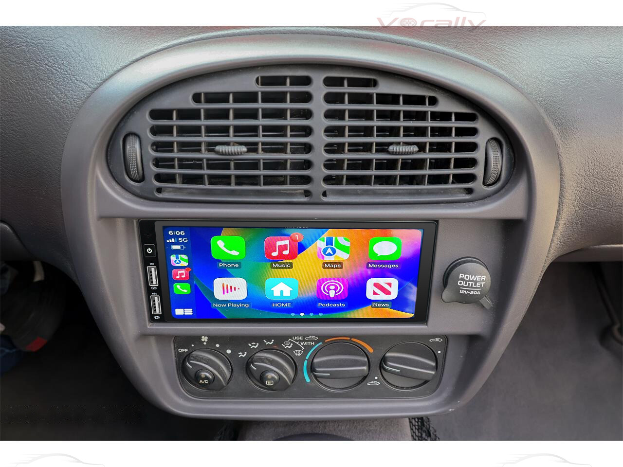 For 1997-2002 Plymouth Prowler Android 15 Carplay Car Stereo Radio GPS Bluetooth