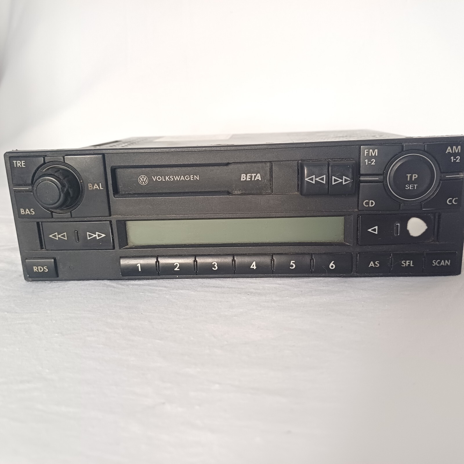 Rare Golf volkswagen beta radio Cassette Car Stereo MC For Parts Not Working.