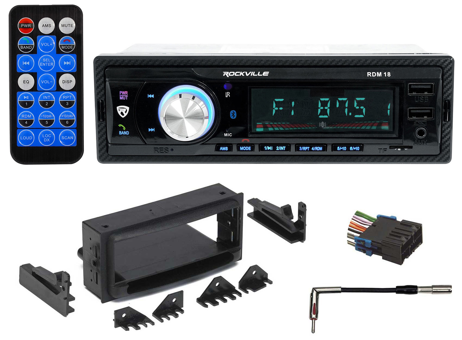 Digital Media Player Bluetooth MP3 USB/SD Receiver For 1993-02 Pontiac Trans Am