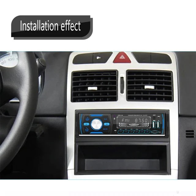 1 Din Car Radio MP3 Player Classic Car Retro Audio Stereo Support FM AUX EQ USB