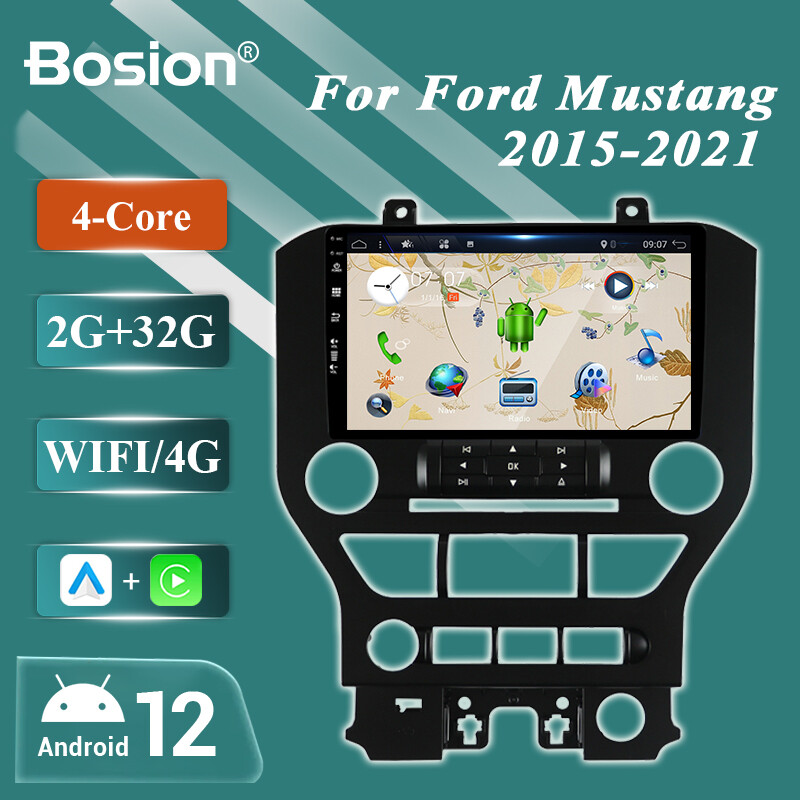 Android 12 Car Stereo Radio For Ford Mustang 2015-2021 GPS Navi Carplay 2GB+32GB