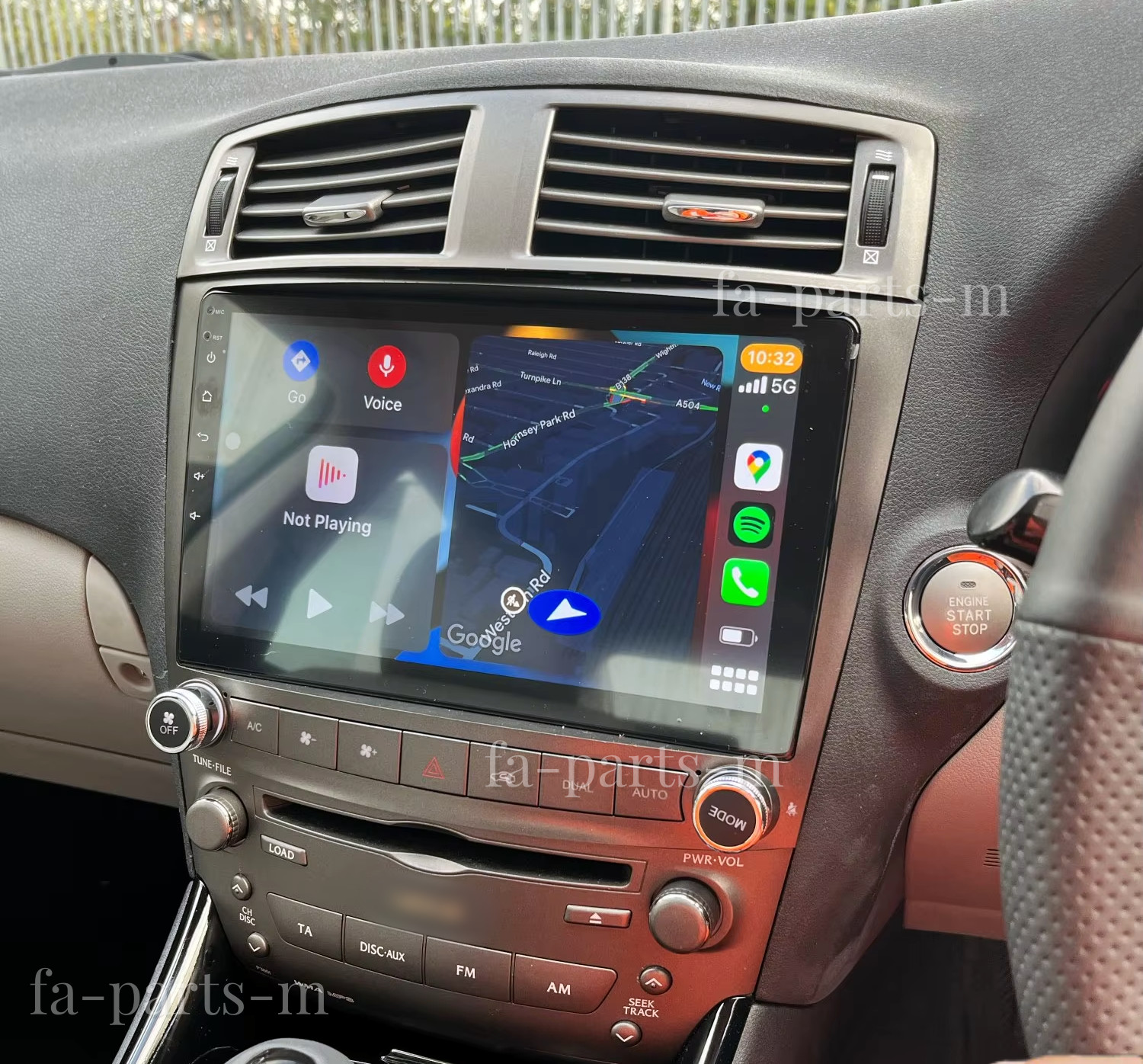 For Lexus IS250 IS350 2006-2012 Android 13 Apple CarPlay Car Stereo Radio GPS