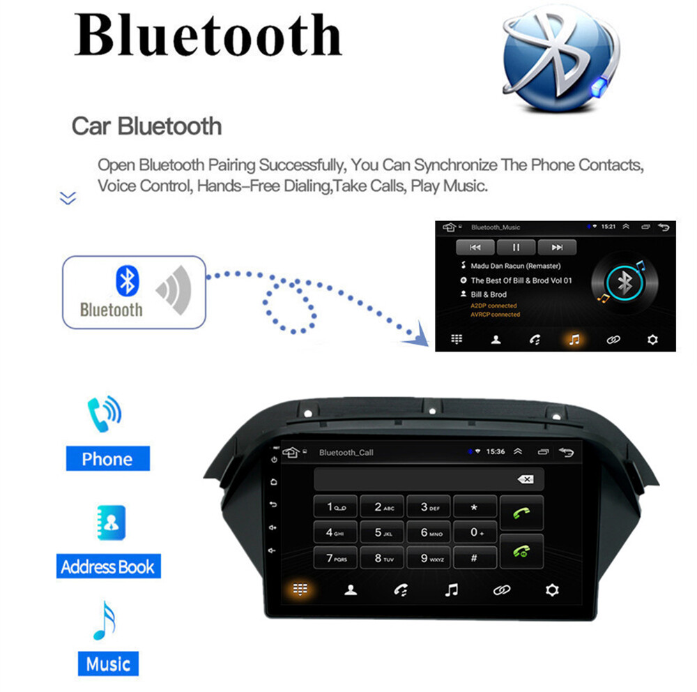 For 2007-2013 Acura MDX Stereo Radio Android 12.0 GPS Nav Head Unit Wifi FM 9″