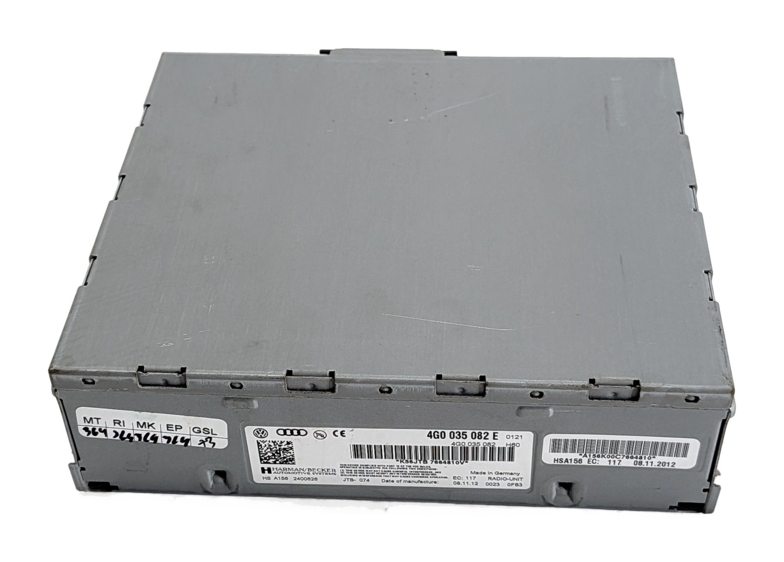 2013 AUDI Q7 (4L) TRUNK MOUNTED HD SIRIUS SATELLITE RADIO RECEIVER MODULE