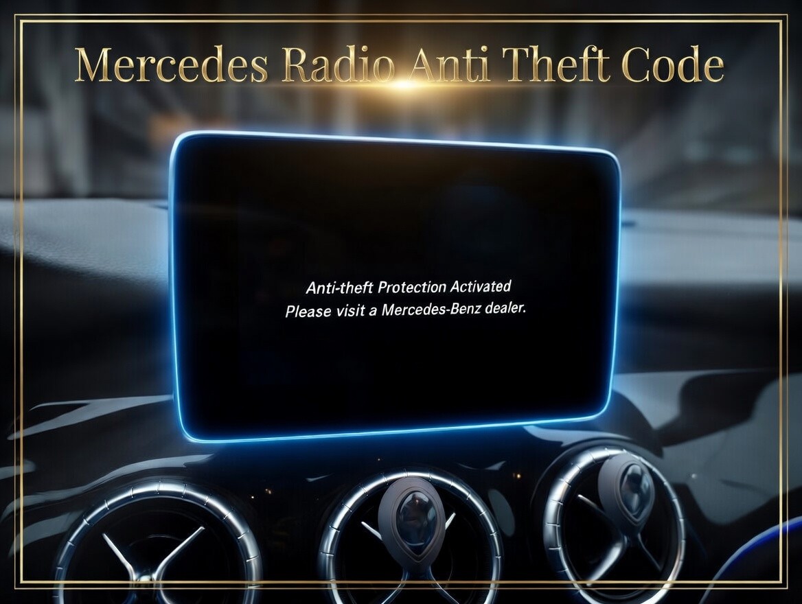 Mercedes E-Class Radio Code Anti-Theft Unlock W210 W211 W212 W213 Audio 50 Coman