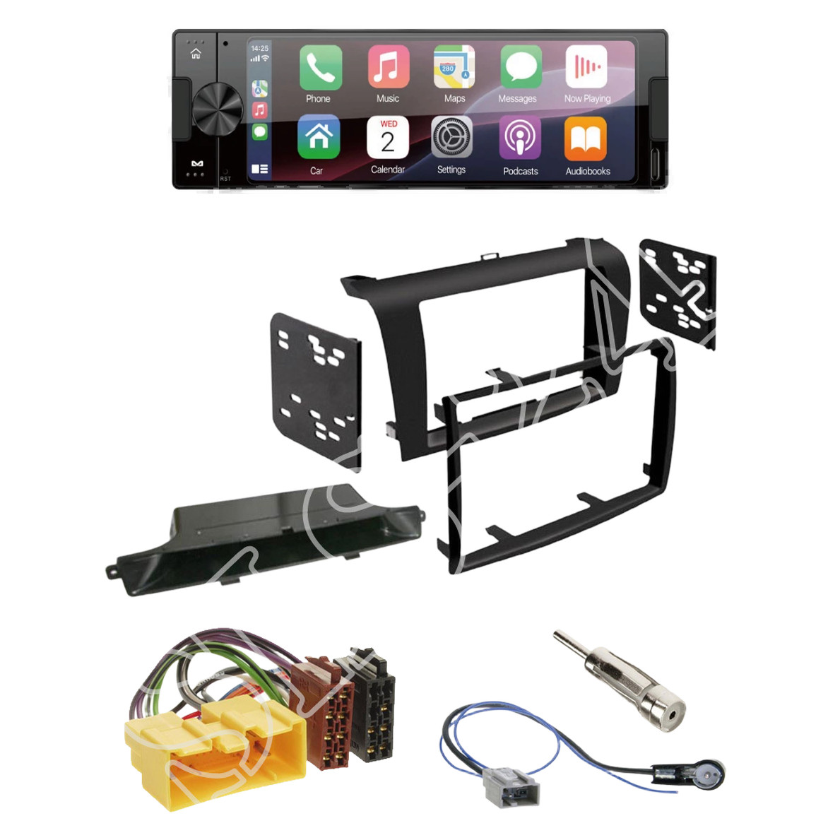 Ampire CPR60 radio DAB + Bluetooth with installation kit for Mazda 3 (BK) from 2003