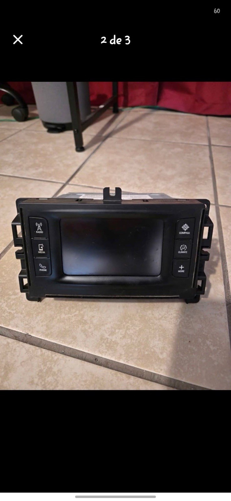 2015-2017 Chrysler 200 Uconnect VP2 RA2 5” Radio Receiver OEM P68226693AD