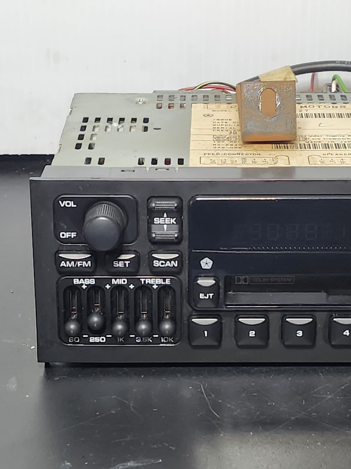1989 – 1994 DODGE RAM 5.9 CUMMINS 1st Gen Factory Radio Tape Player OEM Tested!!