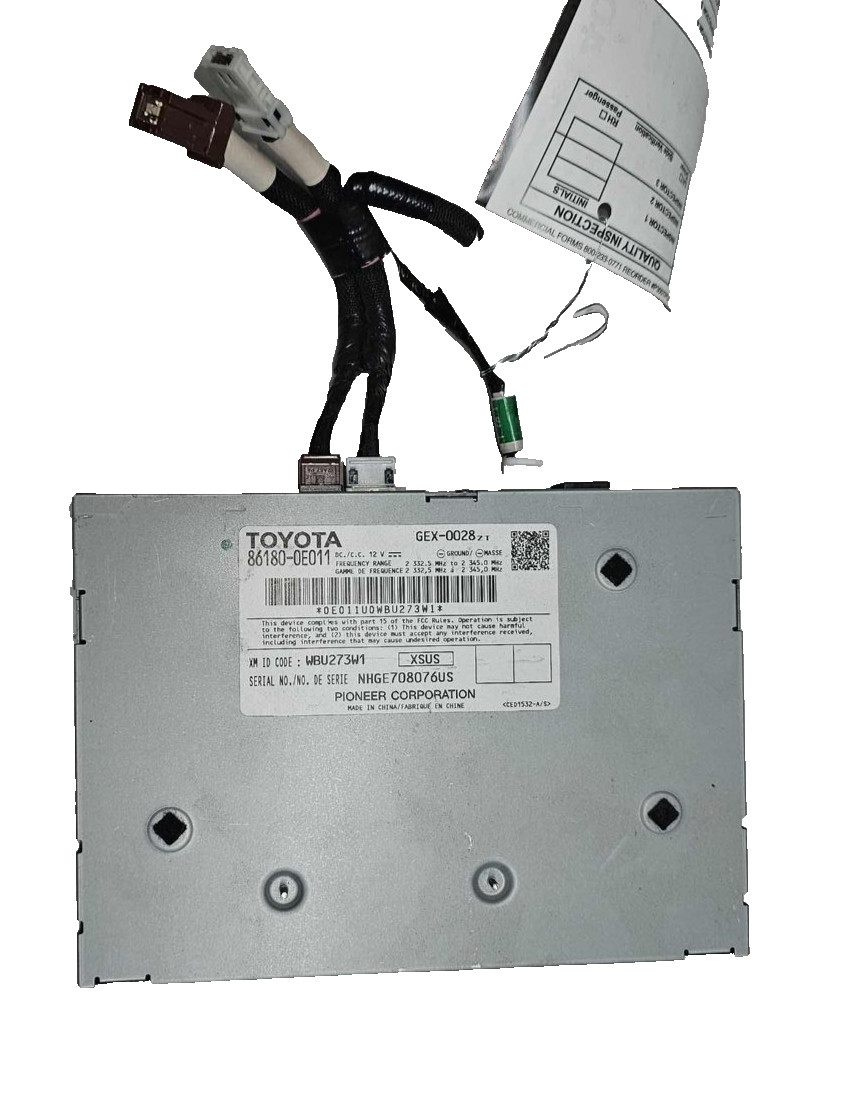 15 16 17 TOYOTA SIENNA Audio & Visual Equip.(radio) 86180-0E011