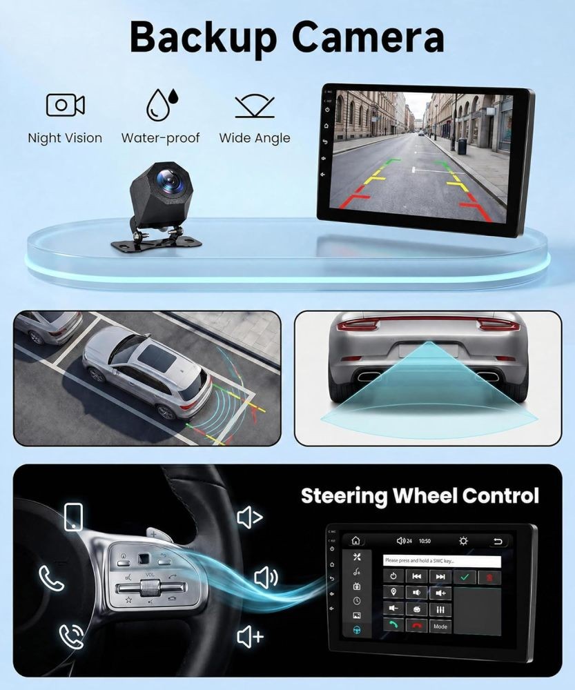 9 Inch Car Stereo Radio Apple Carplay Android Auto BT For Toyota Venza 2008-2016