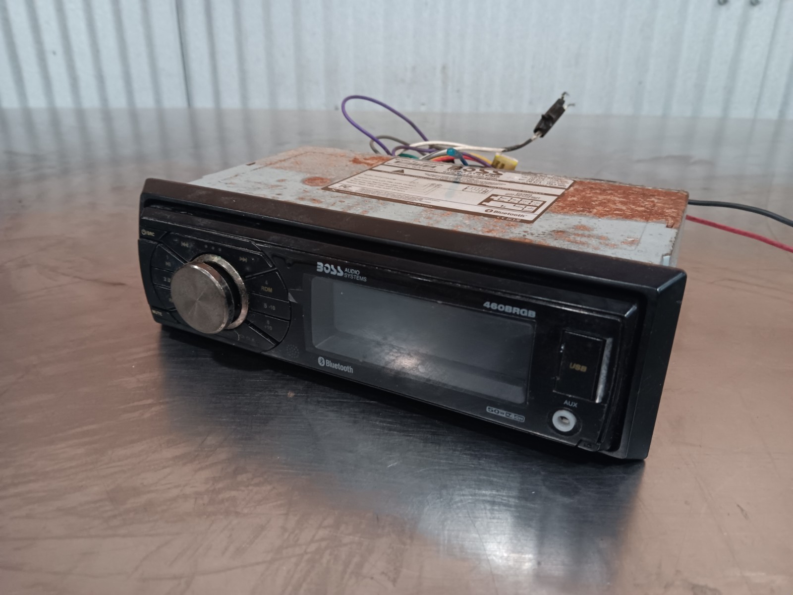 Boss Digital Media Receiver AM FM Radio Car Stereo Bluetooth 460BRGB FREE SHIP