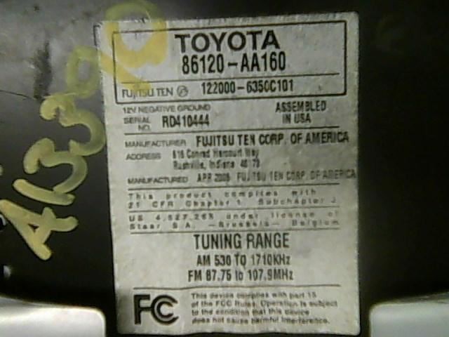 Audio Equipment Radio Receiver With CD Le Fits 05-06 CAMRY 13887837