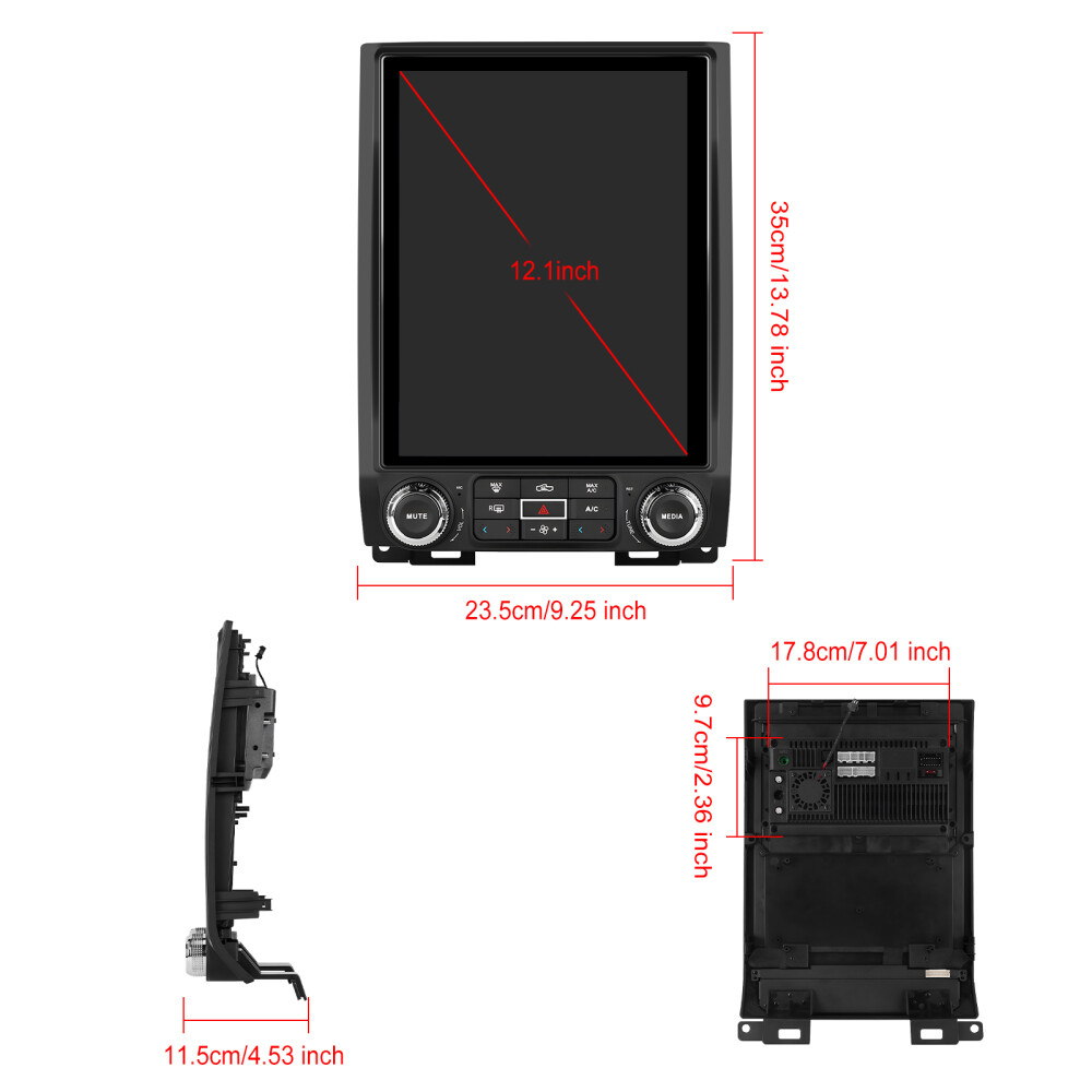 For Ford Expedition 2015-2017 Android 13.0 Carplay Car Stereo Radio 8Core 4+64GB