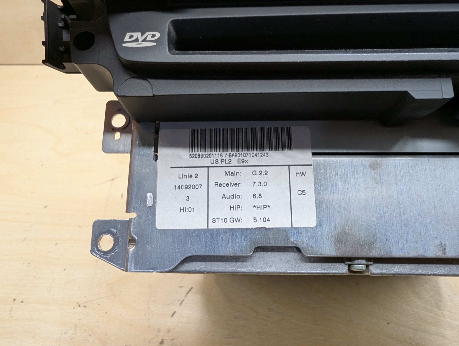 06-08 OEM BMW E90 E92 E93 335 M3 CCC Navigation Headunit CD DVD FM Radio Tuner