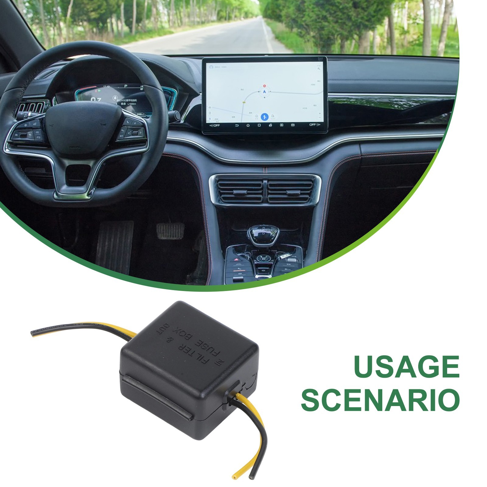 Quick and Easy Installation Car Power Signal Filter for Enhanced Sound