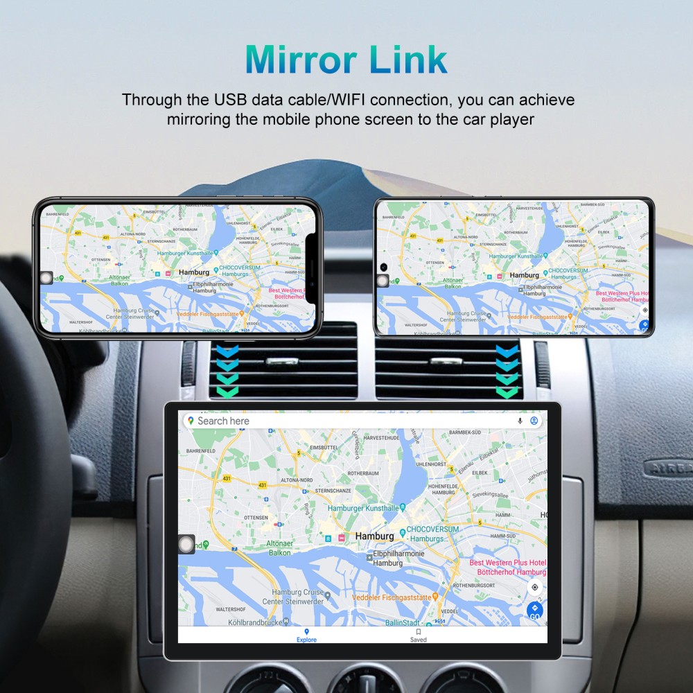 13.1” Carplay For Dodge RAM 1500 2500 2009-2012 Android 15 Car Radio GPS 4+64GB