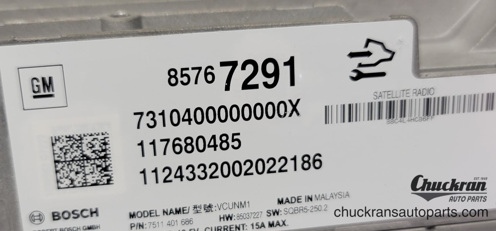 2025 XT4 RECEIVER ID 85767291