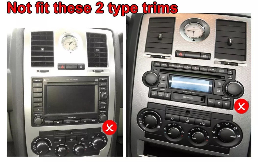 For 2007-10 Chrysler 300 300C CarPlay & Android 15 Auto Stereo Radio GPS FM 64GB