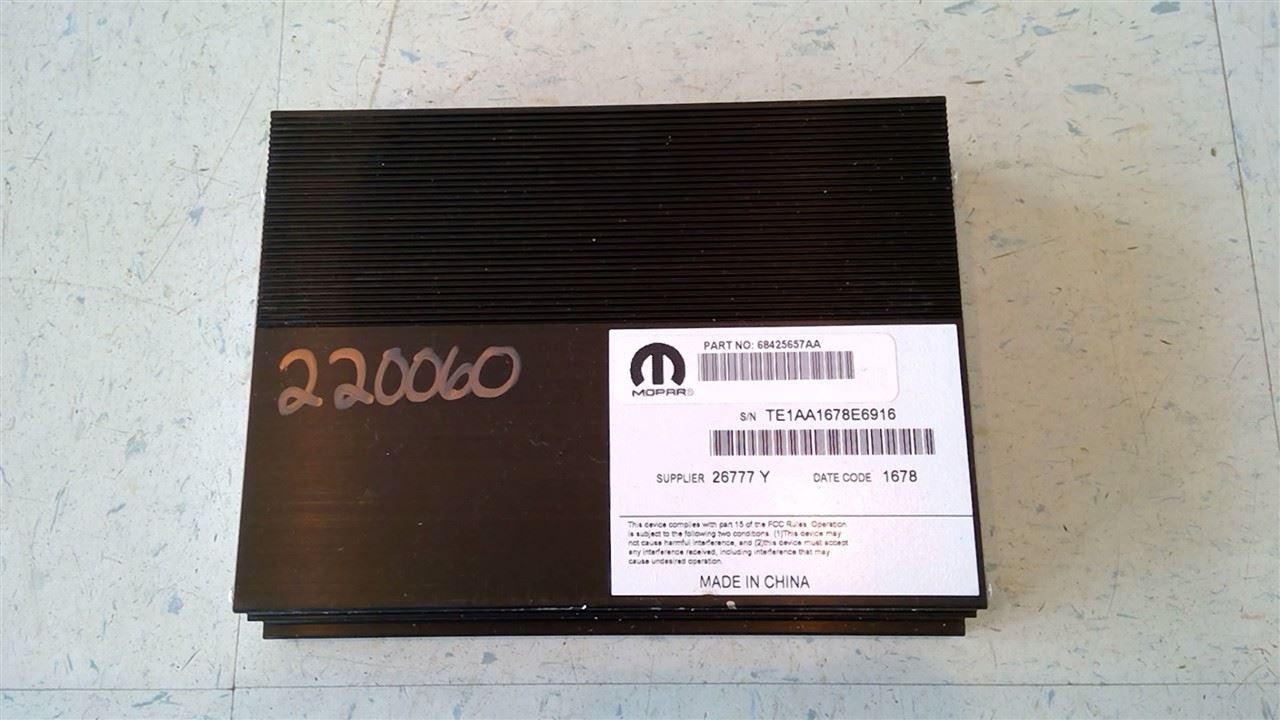 Radio Amplifier 276 Watt Opt RD7 68425657AA Fits 17-23 CHALLENGER 109755