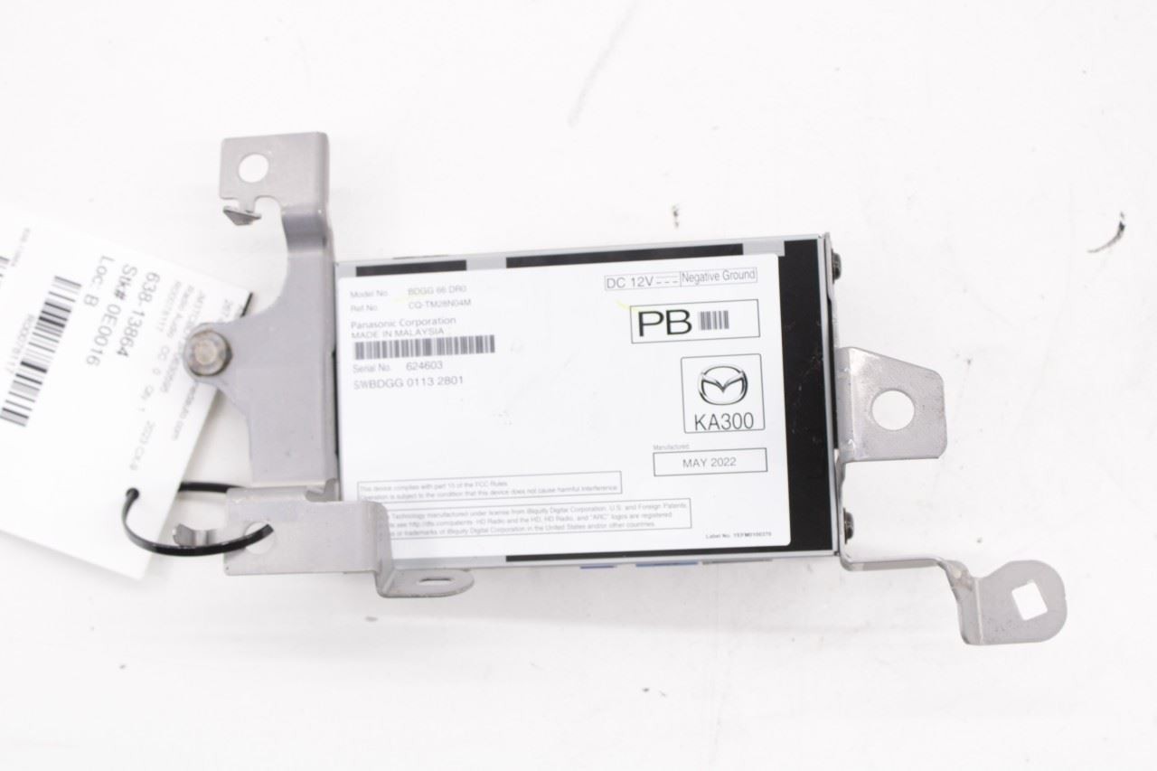 2019-2023 Mazda CX-9 Grand Touring Panasonic Audio Radio Tuner BDGG-66-DR0 OEM