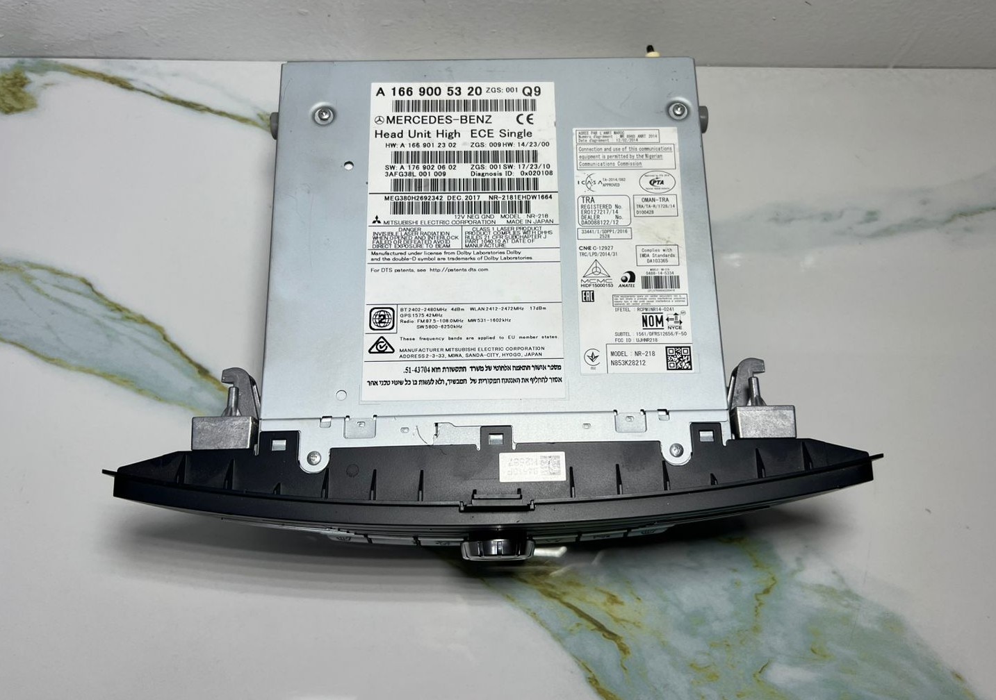 13-17 Mercedes-Benz W166 GLE Radio Audio Head Unit CD Player A166 9005320 OEM