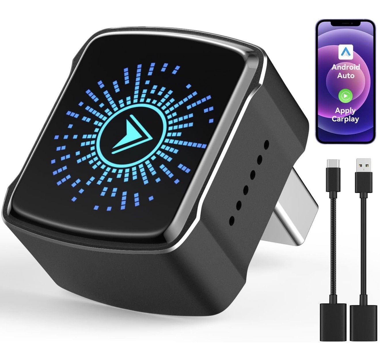 CarPlay Wireless Adapter For iPhone Andorid Wireless CarPlay Dongle Adapter